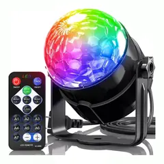 GENERICO - Bola De Luces Led Láser Disco Multicolor Con Control Remoto.