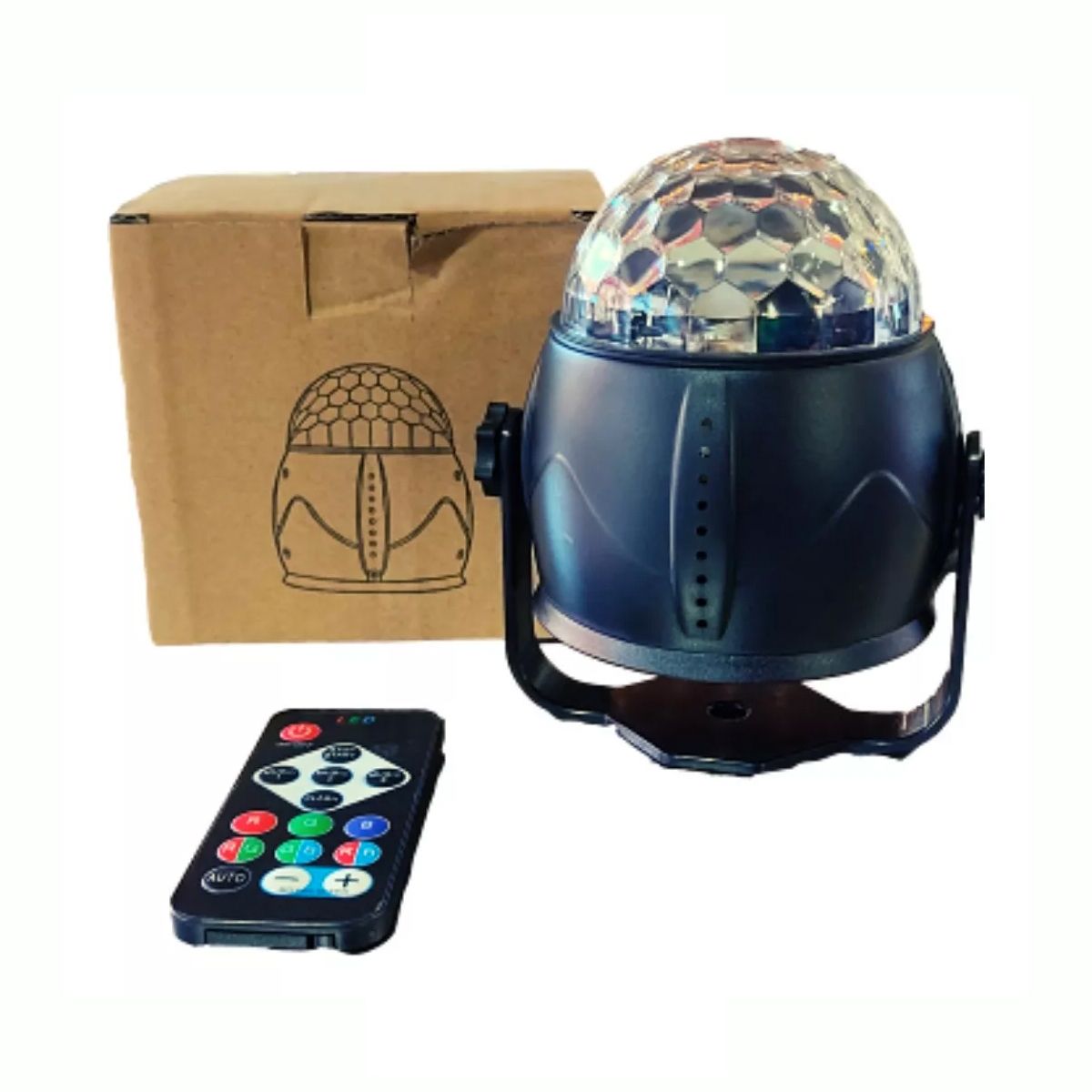 GENERICO - Bola De Luces Led Láser Disco Multicolor Con Control Remoto