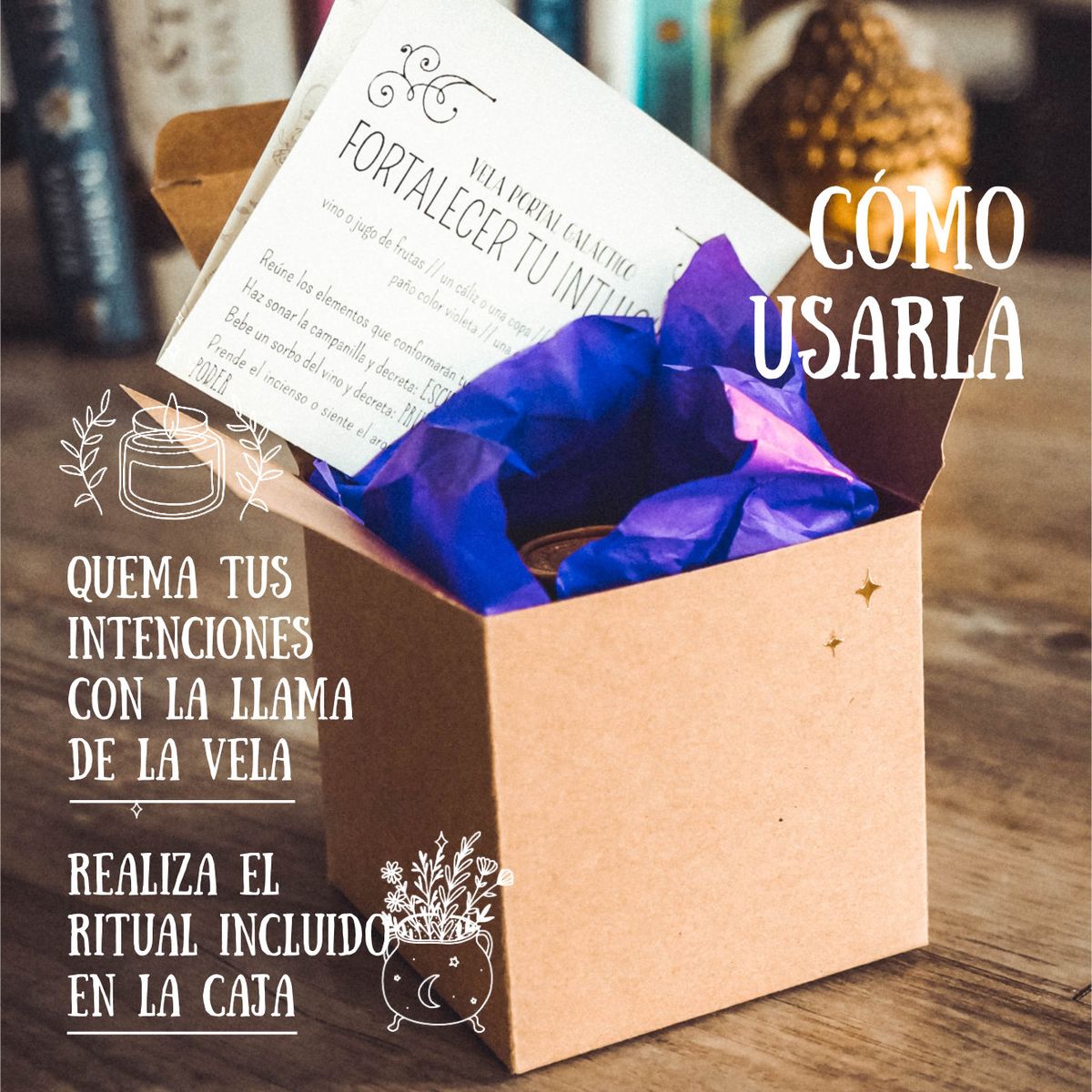 HEALING MAGICK - Portal Galáctico Vela Aromática de la Meditación