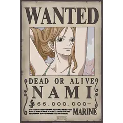 GENERICO - Poster One Piece Recompensa Se Busca Wanted Nami 28x42cm