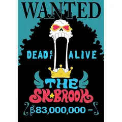 GENERICO - Poster One Piece Recompensa Se Busca Wanted Brook 28x42cm