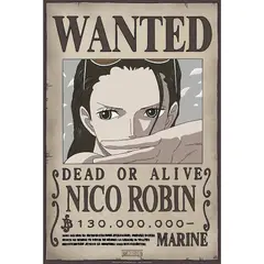 GENERICO - Poster One Piece Recompensa Se Busca Wanted Nico Robin 28x42cm