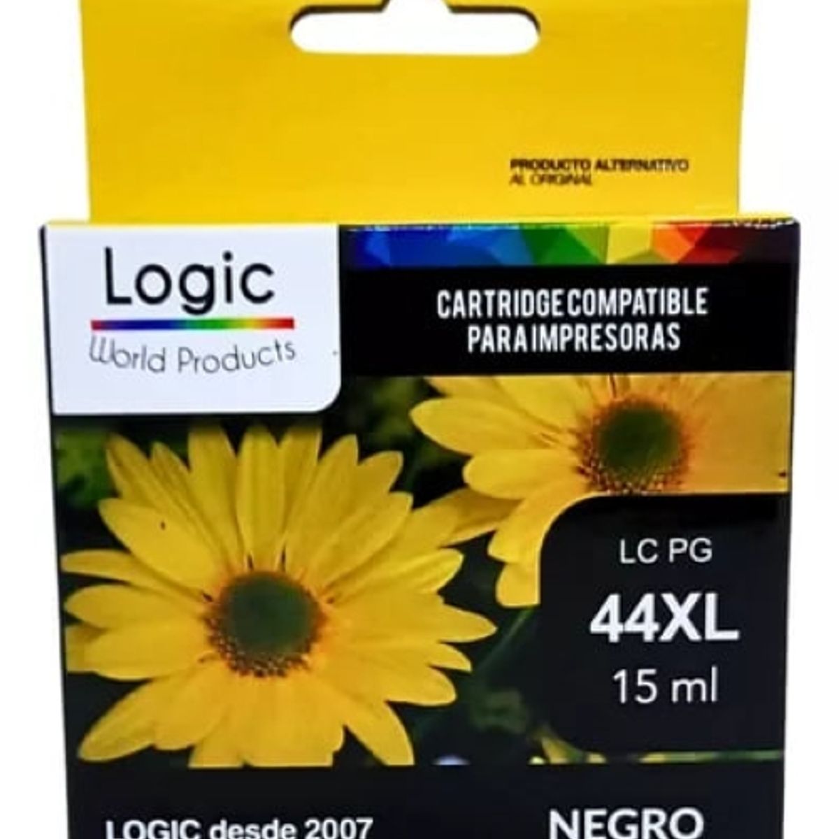 LOGIC - Cartucho 44XL Cartridge Alternativo Negro De 15 ml