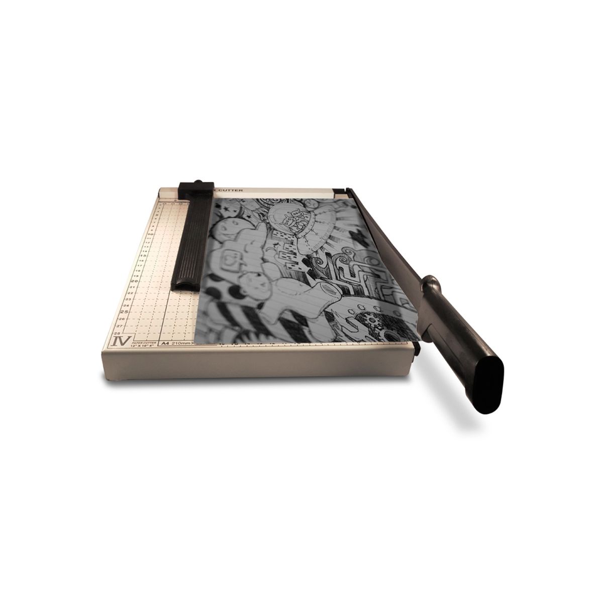 LUMAX - Guillotina A4 30cm X 25xm Para Papel Fotos Con Ajuste y Guia