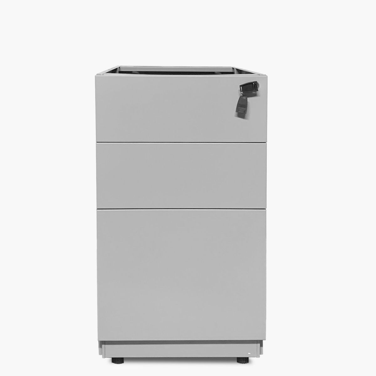 FORM OFFICE - Cajonera Metálica Pedestal Gris Claro Form