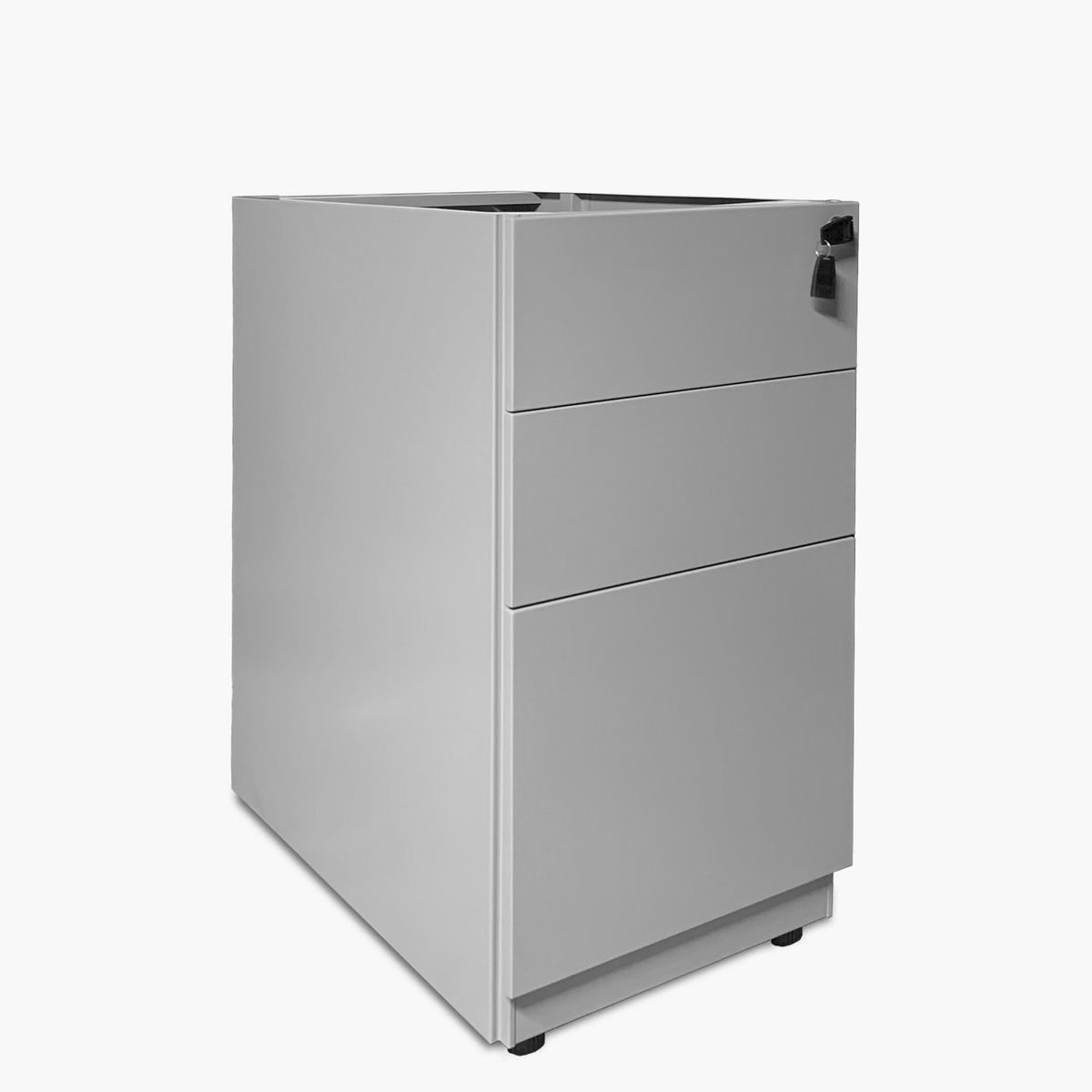 FORM OFFICE - Cajonera Metálica Pedestal Gris Claro Form