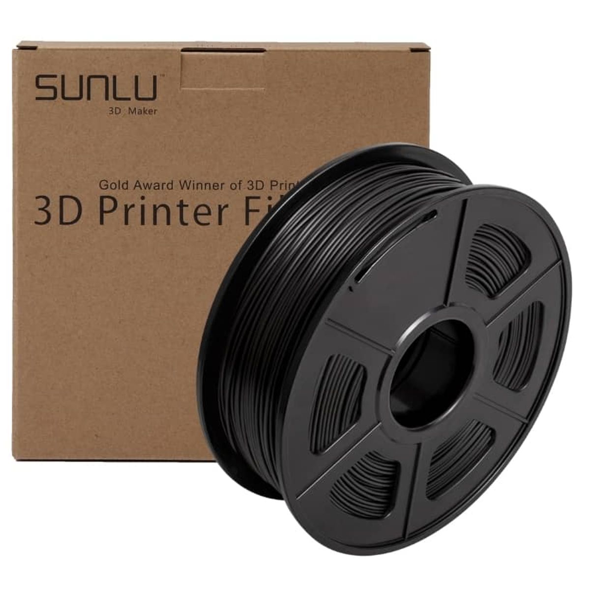 SUNLU - Filamento 3D ABS Negro 1kg Sunlu - Filamentos