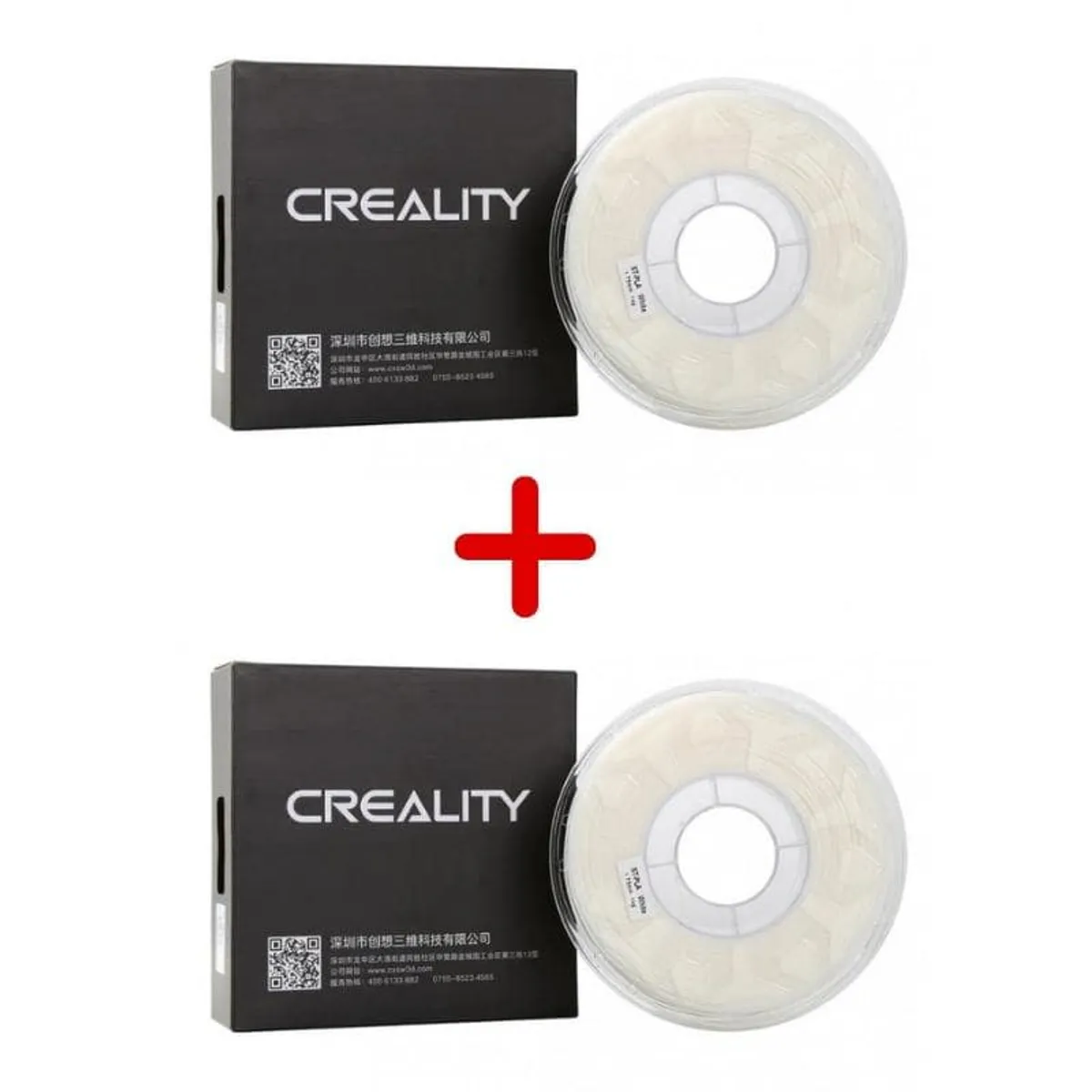 CREALITY - Pack 2 x Filamento 3D PLA Blanco  Creality - Filamentos