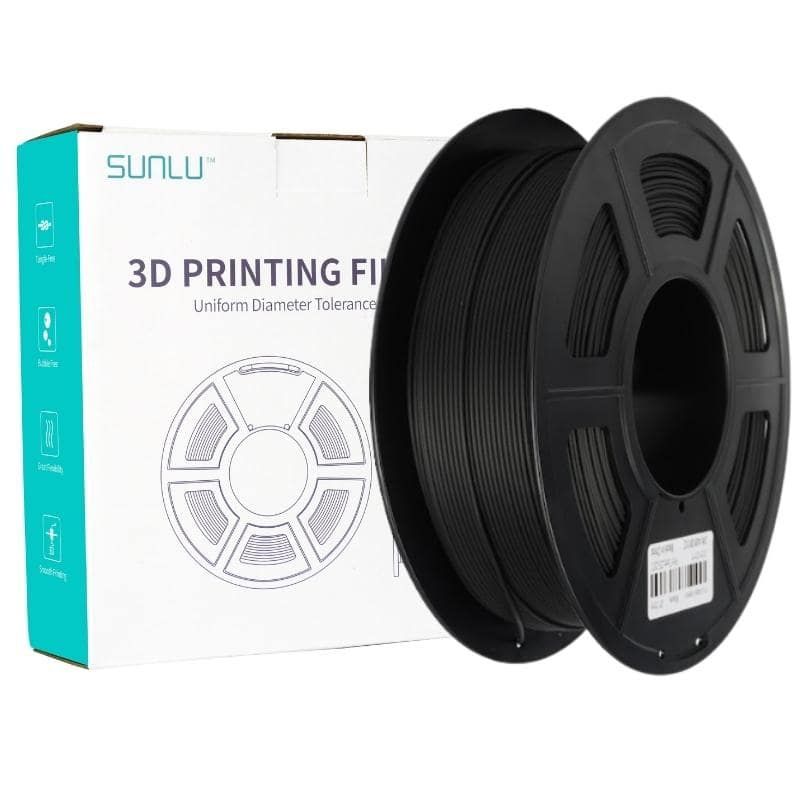 SUNLU - Filamento 3D PLA Mate Negro 1kg Sunlu - Filamentos