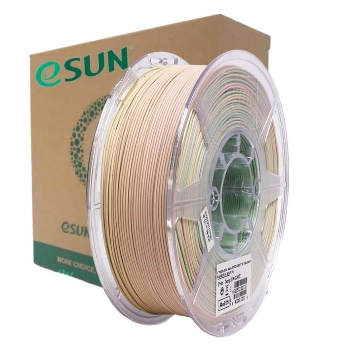 ESUN - Filamento 3D PLA Mate Arcoiris  Esun - Filamentos