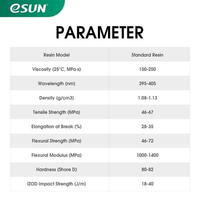 Imagen 2 del producto Resina 3D Gris para Impresoras 3D 1000g - Resinas
