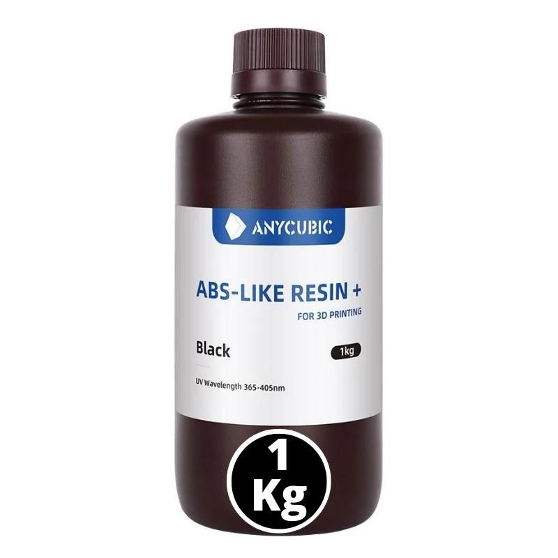 ANYCUBIC - Resina 3D Tipo ABS Negra para Impresoras 3D 1000G Anycubic - Resinas