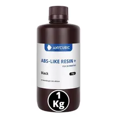 ANYCUBIC - Resina 3D Tipo ABS Negra para Impresoras 3D 1000G - Resinas