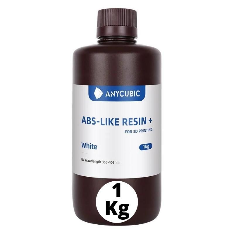 ANYCUBIC - Resina 3D Tipo ABS Blanca para Impresoras 3D 1000G Anycubic - Resinas