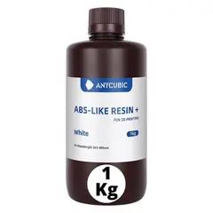 ANYCUBIC - Resina 3D Tipo ABS Blanca para Impresoras 3D 1000G - Resinas
