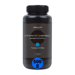 CREALITY - Resina 3D Azul Transparente para Impresoras 3D 500g Plus - Resinas