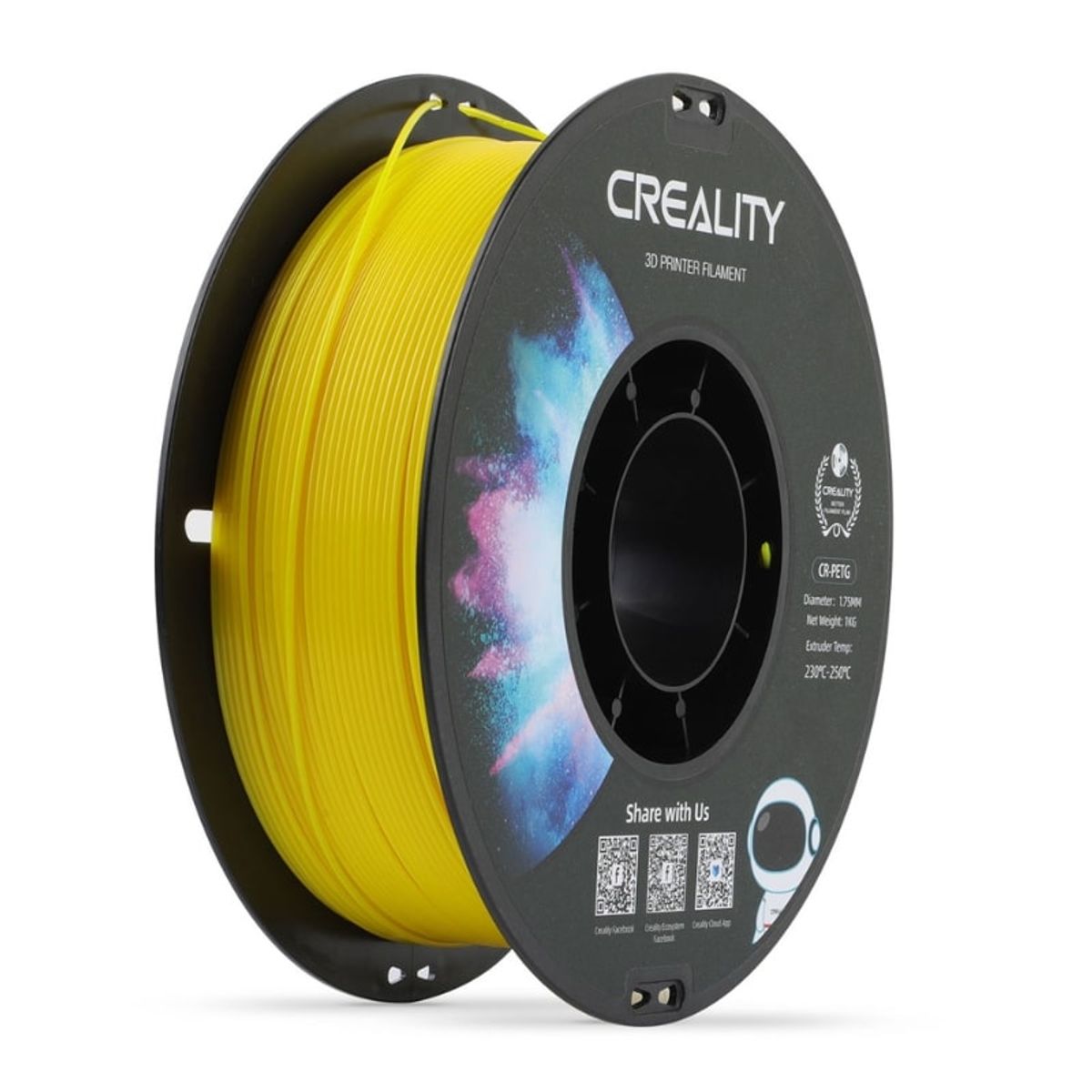 CREALITY - Filamento 3D PETG Amarillo  Creality - Filamentos