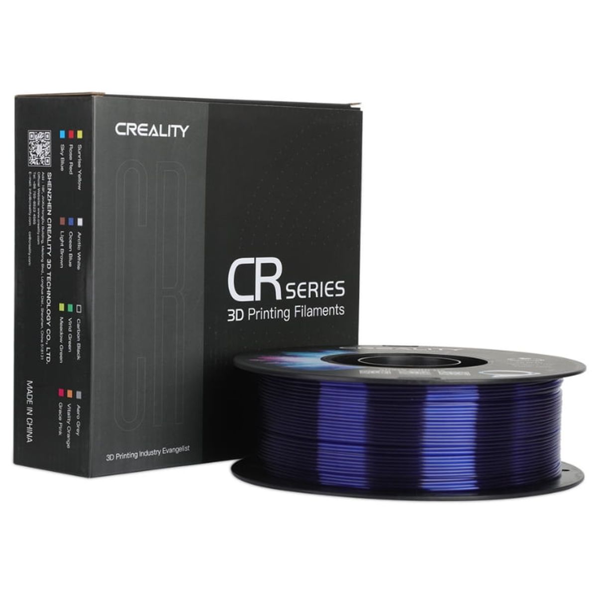 CREALITY - Filamento 3D PETG Azul Transparente  Creality - Filamentos