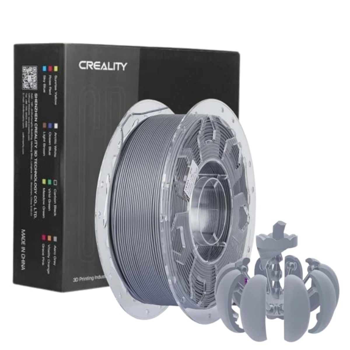 CREALITY - Filamento 3D PLA Gris 200g Creality - Filamentos