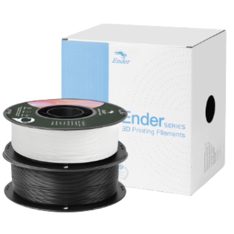 Pack Filamento 3D PLA Negro  Blanco  Ender - Filamentos