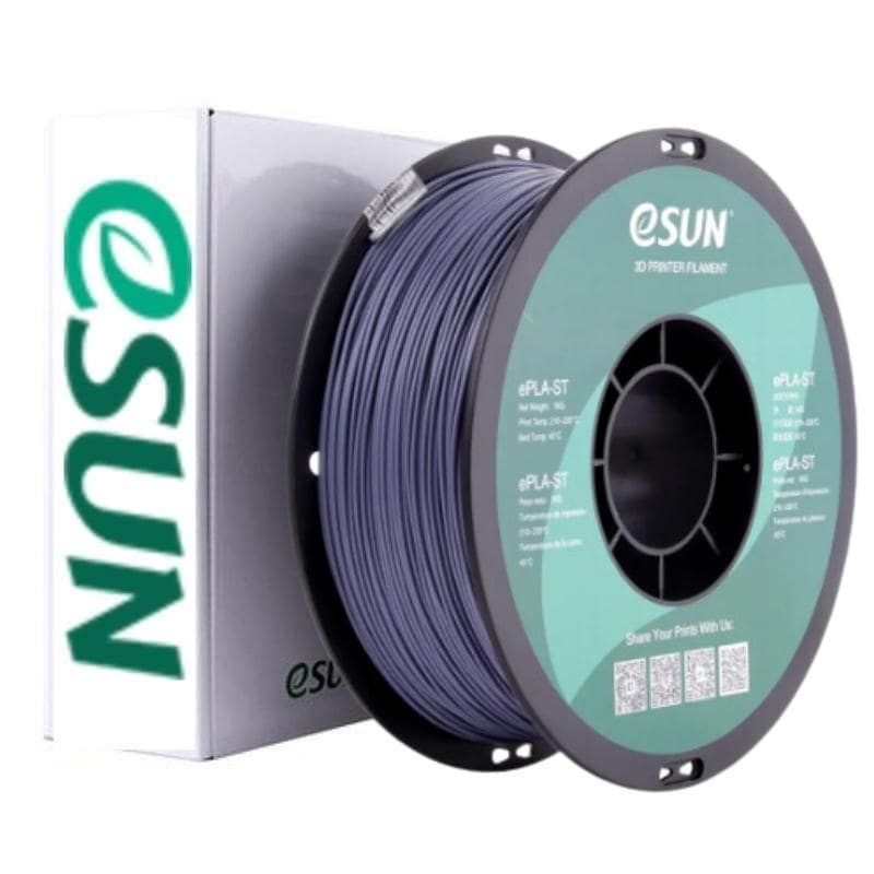ESUN - Filamento 3D PLA-ST Flexible Duro Gris 1kg Esun - Filamentos