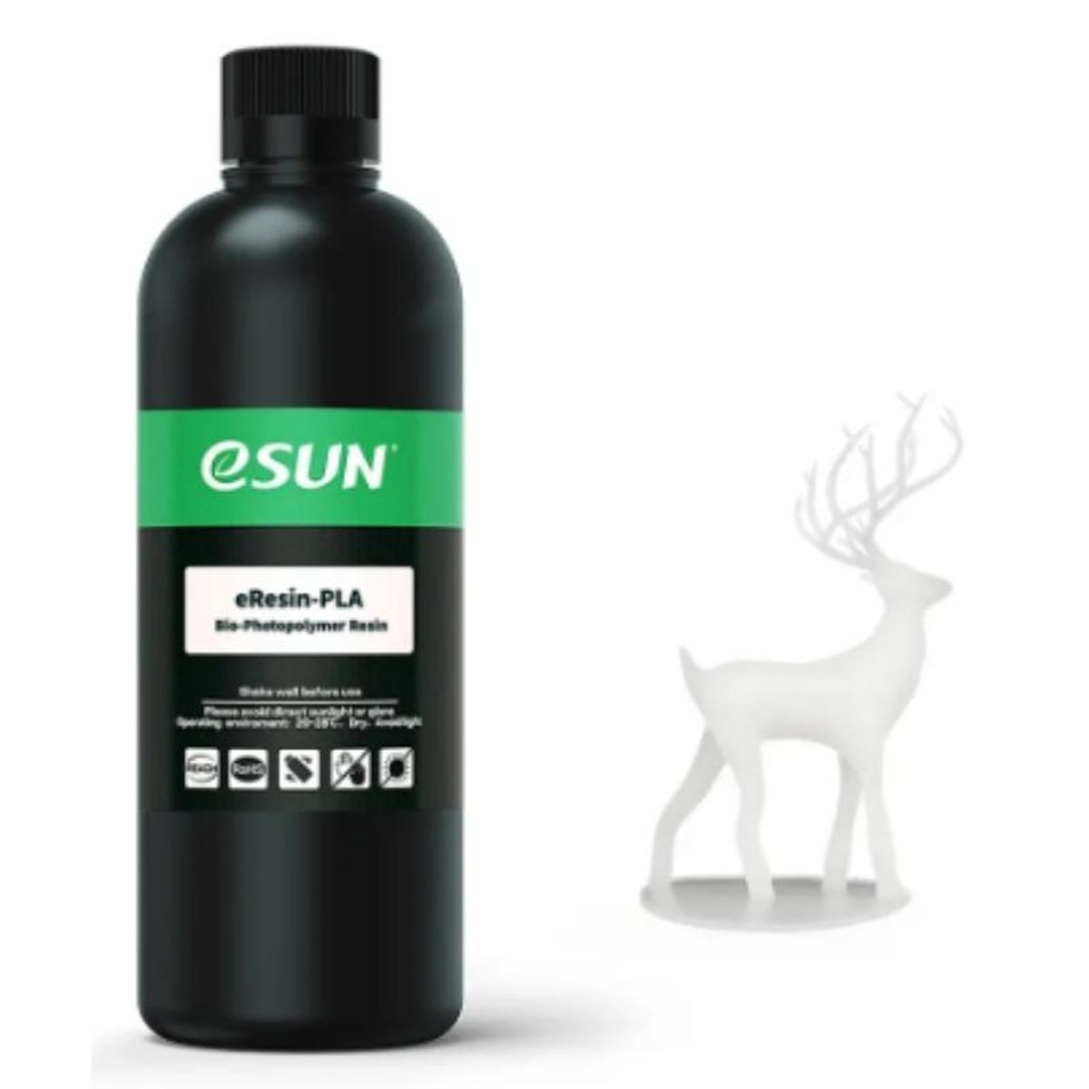 ESUN - Resina 3D a Base de Plantas Naturales Blanca 500g Esun - Resinas