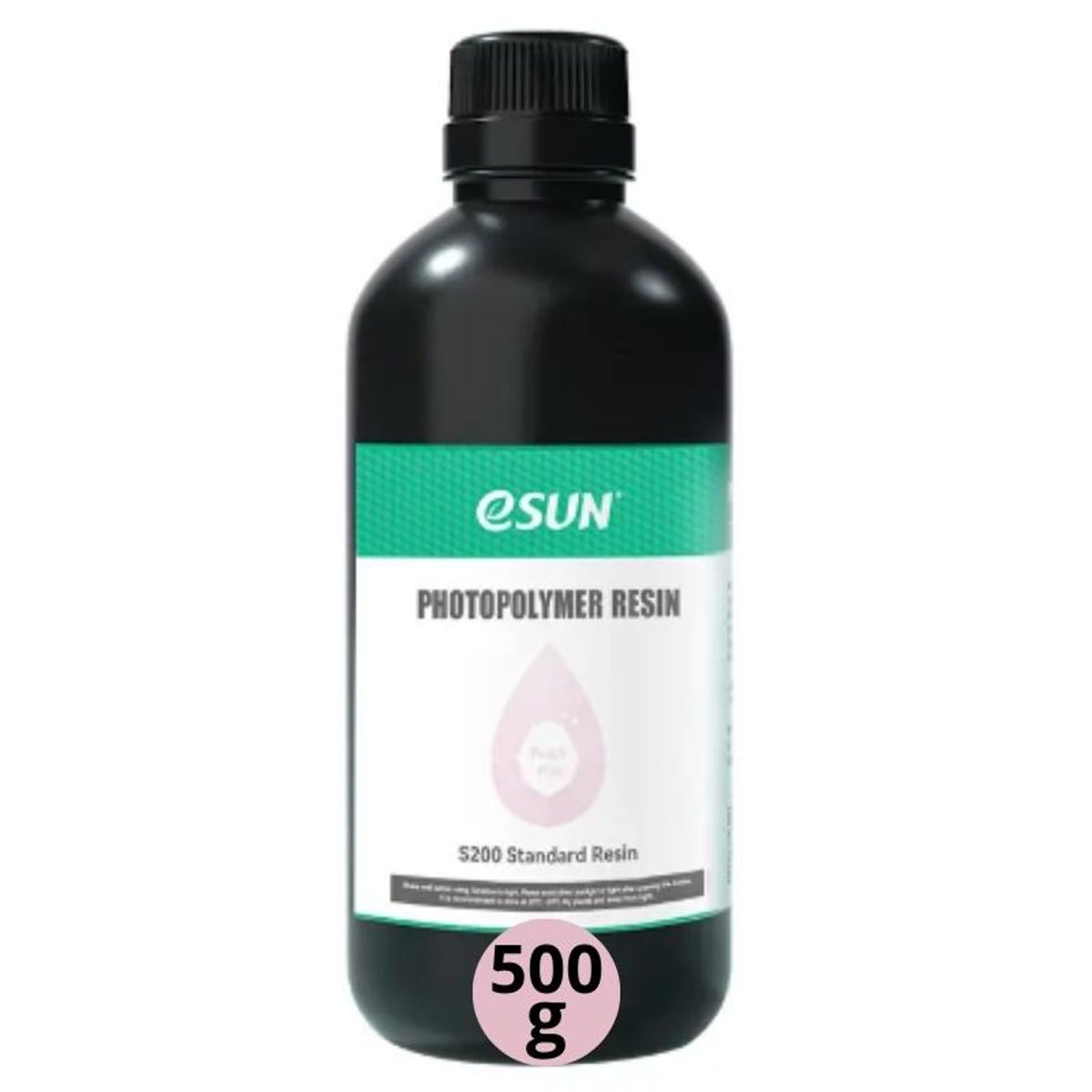 ESUN - Resina 3D Uv Mate Rosado Claro para Impresoras 3D 500g Esun - Resinas