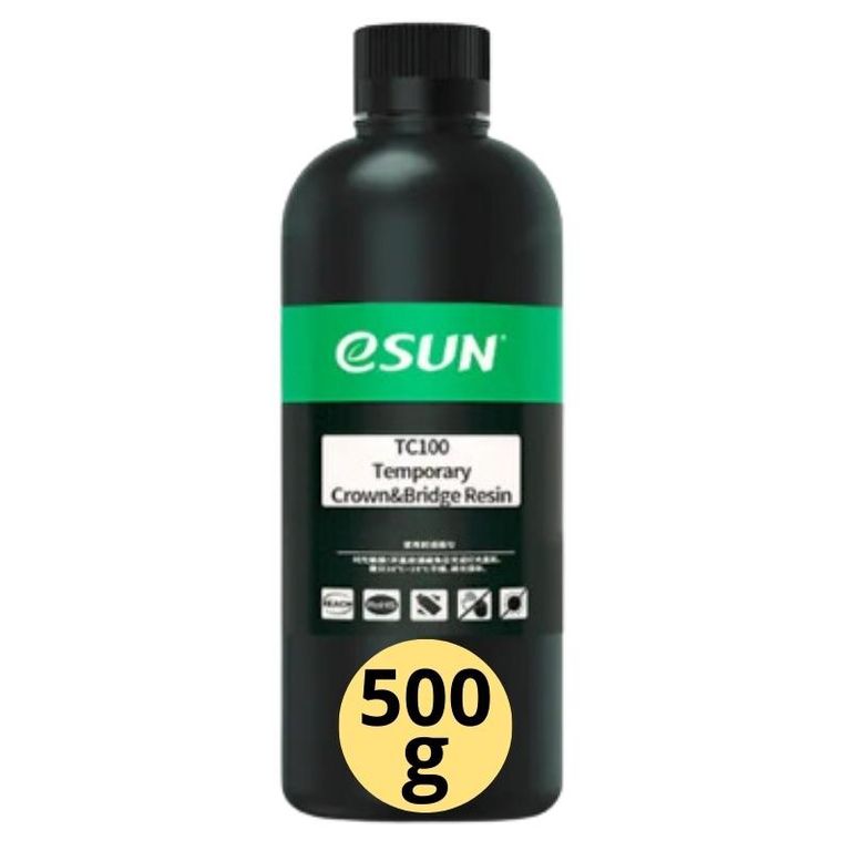 Resina 3D Corona Temporales Blanco A3 para 3D 500g Esun - Resinas