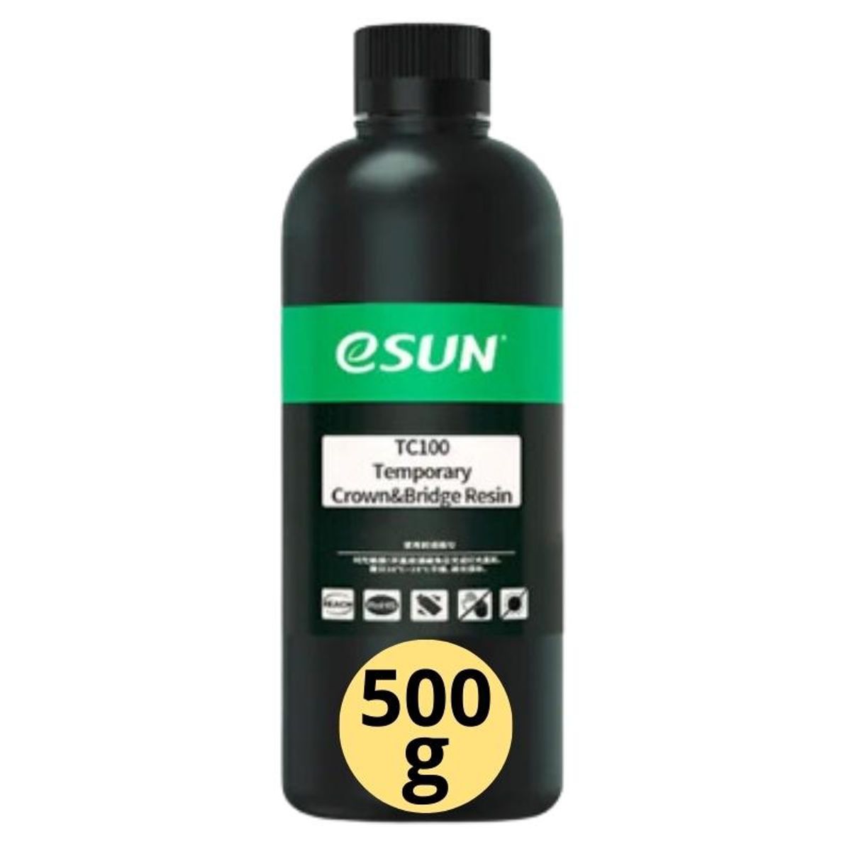 ESUN - Resina 3D Corona Temporales Blanco A3 para 3D 500g Esun - Resinas
