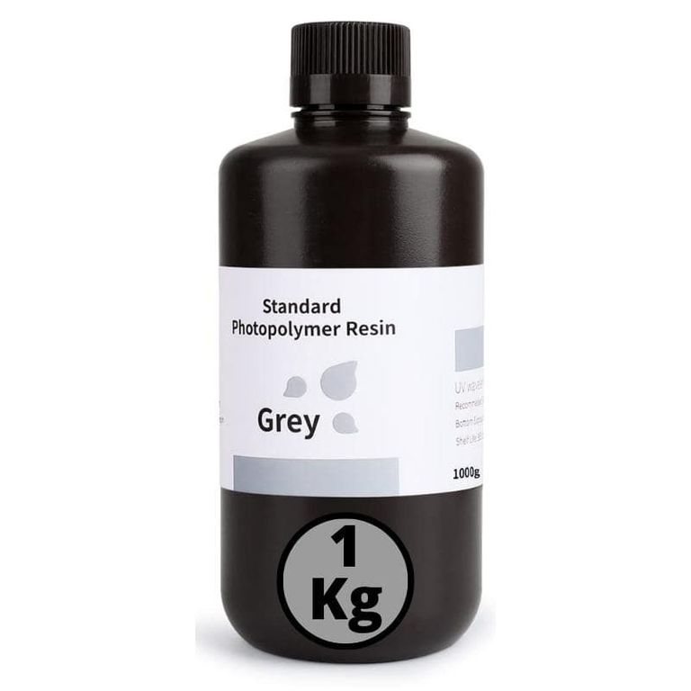Resina 3D Gris para Impresoras 3D 1000g Elegoo - Resinas