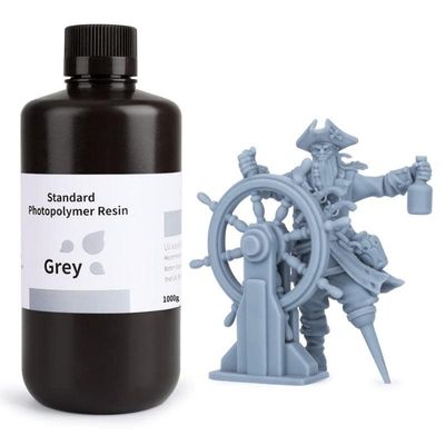 Imagen 2 del producto Resina 3D Gris para Impresoras 3D 1000g - Resinas