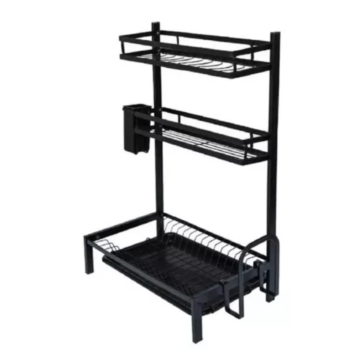 OEM - RACK ESCURRIDOR DE PLATOS LOZA 3 NIVELES DE METAL