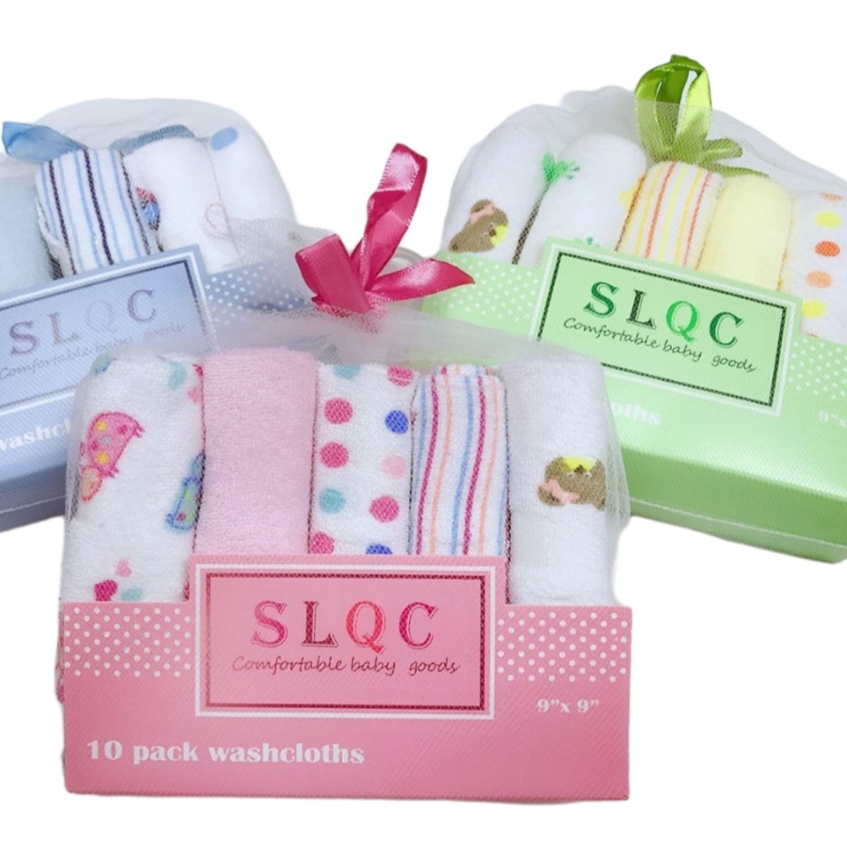 GENERICO - Pack 10 Toallitas Tipo Tuto Bebe Niño