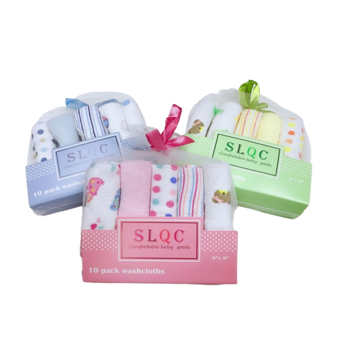 GENERICO - Pack 10 Toallitas Tipo Tuto Bebe Niño