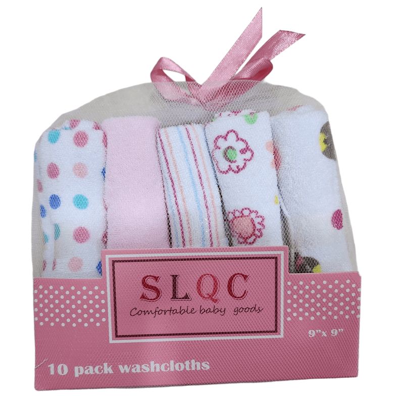 AGW - Pack 10 Toallitas Tipo Tuto Bebe Niña