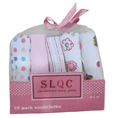 AGW - Pack 10 Toallitas Tipo Tuto Bebe Niña