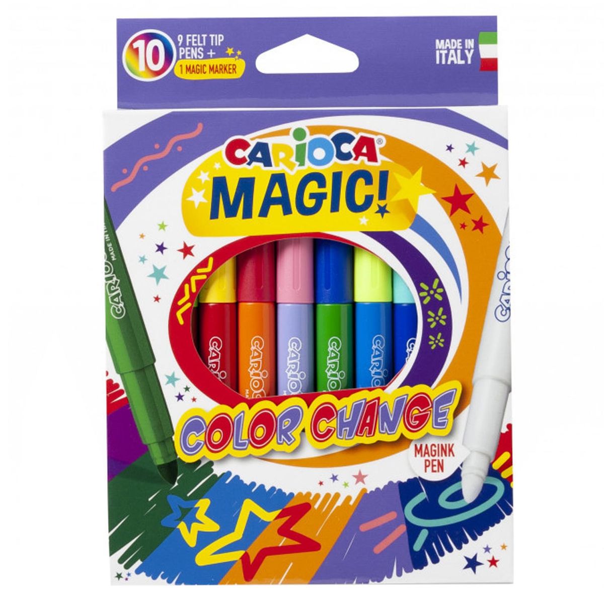 CARIOCA - Plumones Carioca Magic Cambian Color (10 colores)