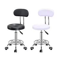 Piso Clínico Taburete Con Respaldo De 5 Ruedas Colores