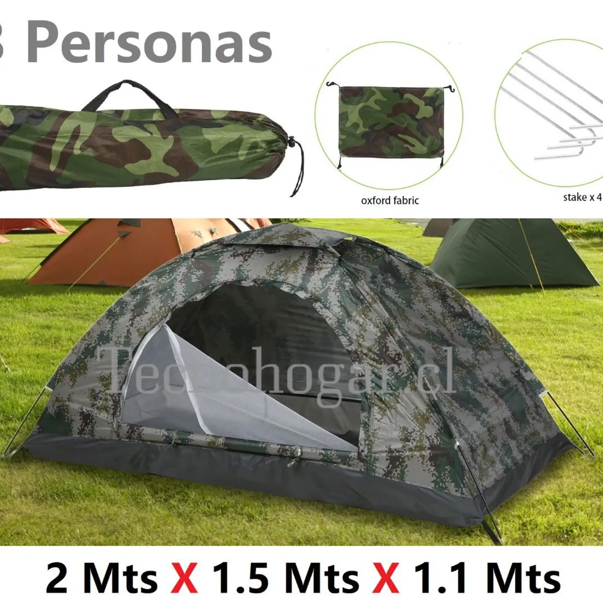 GENERICO - Carpa De Camping Proteccion Uv Acampar Con Mosquitero