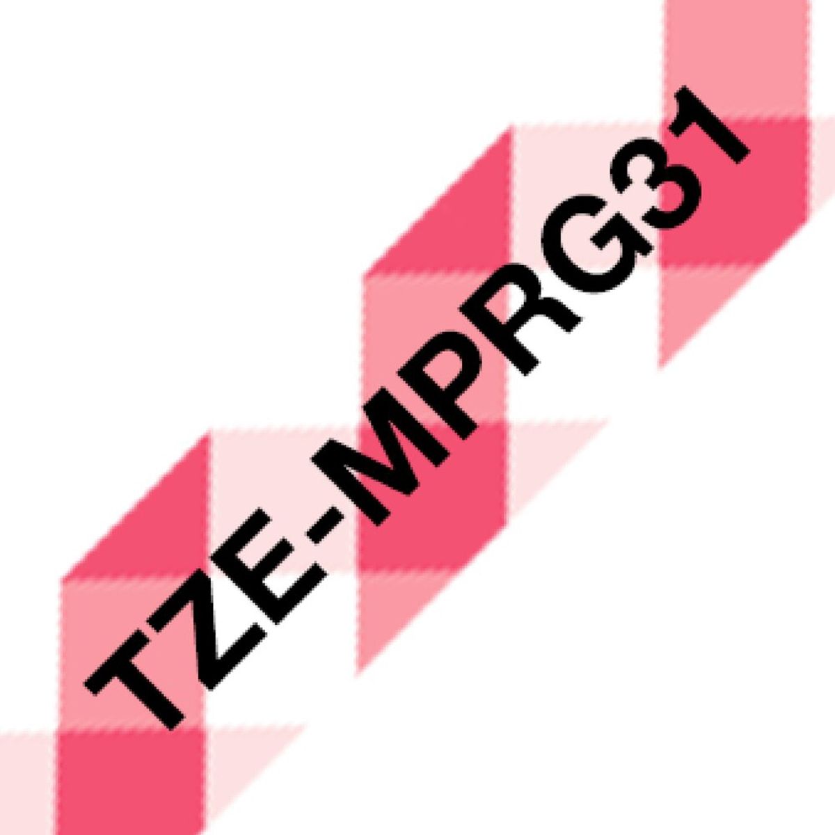 BROTHER - Cinta Brother Tzemprg31 Negro Sobre Escoces Deco 12mm X 4mts