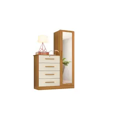 TAHUARI - Comoda Belize carvalho grife off white