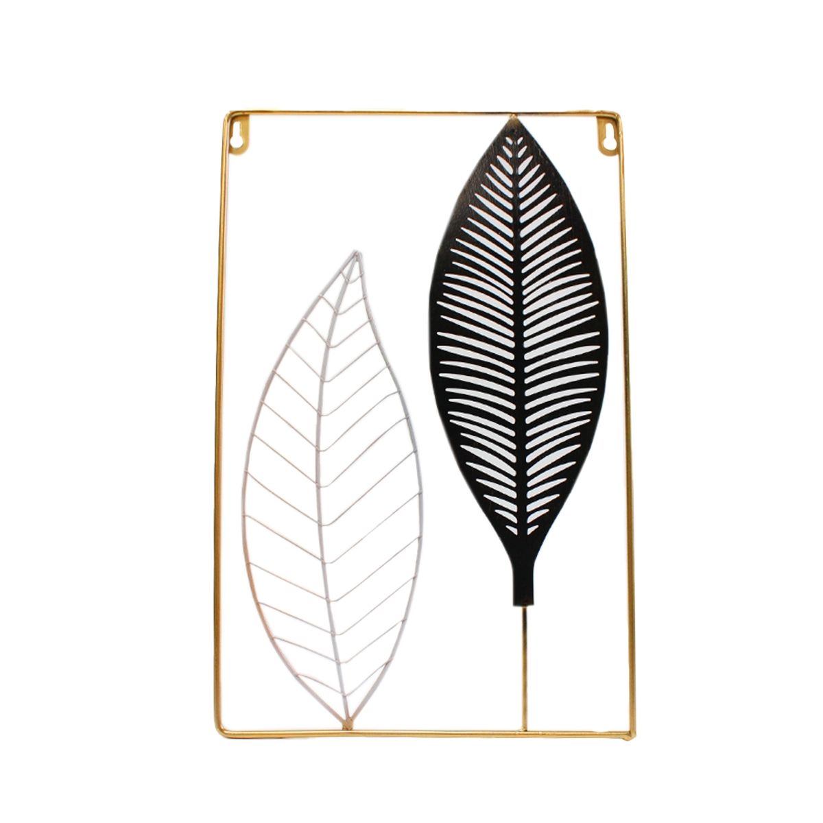 NEWTREE - Colgante De Pared De Hoja De Metal Adorno Modelo Nórdico