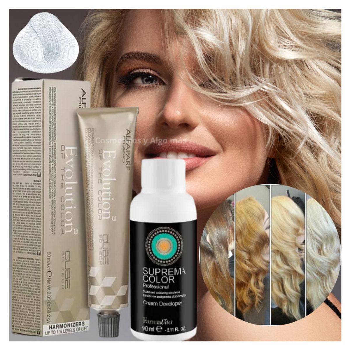 ALFAPARF MILANO - TINTURA PERMANENTE EVOLUTION CON ACIDO HIALURONICO DE ALFAPARF