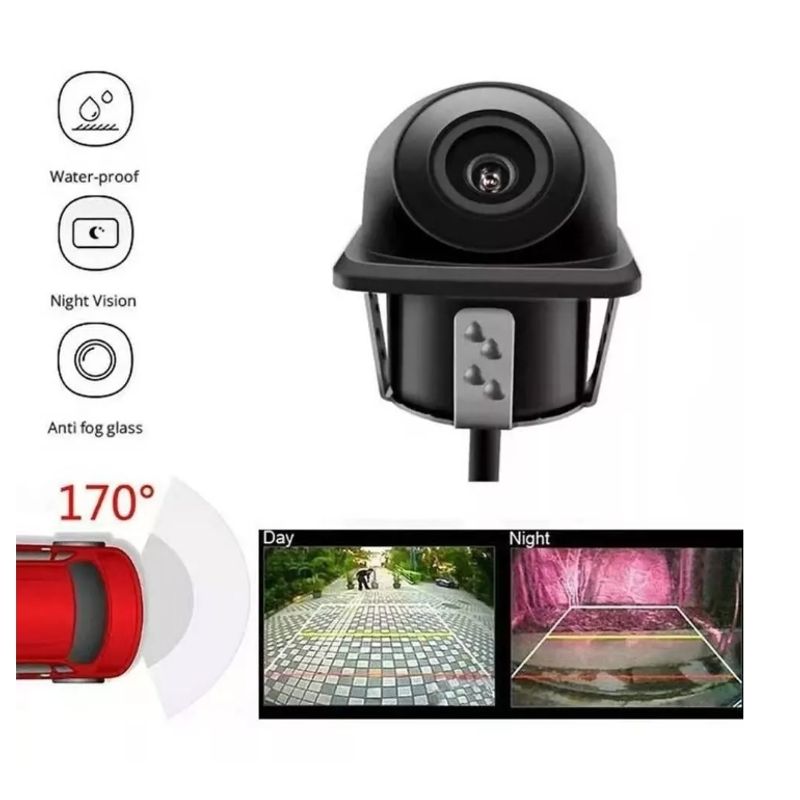 GENERICO - Hd Camara Auto Visión Nocturna Retroceso Ip66 12v