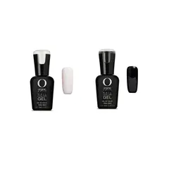 ORGANIC NAILS - COLOR GEL SAILOR WHITE & IMPERIAL BLACK 15ML