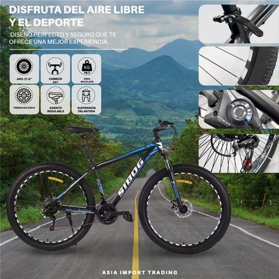 Imagen 2 del producto Bicicleta Mountain Bike Aro 27,5 Azul