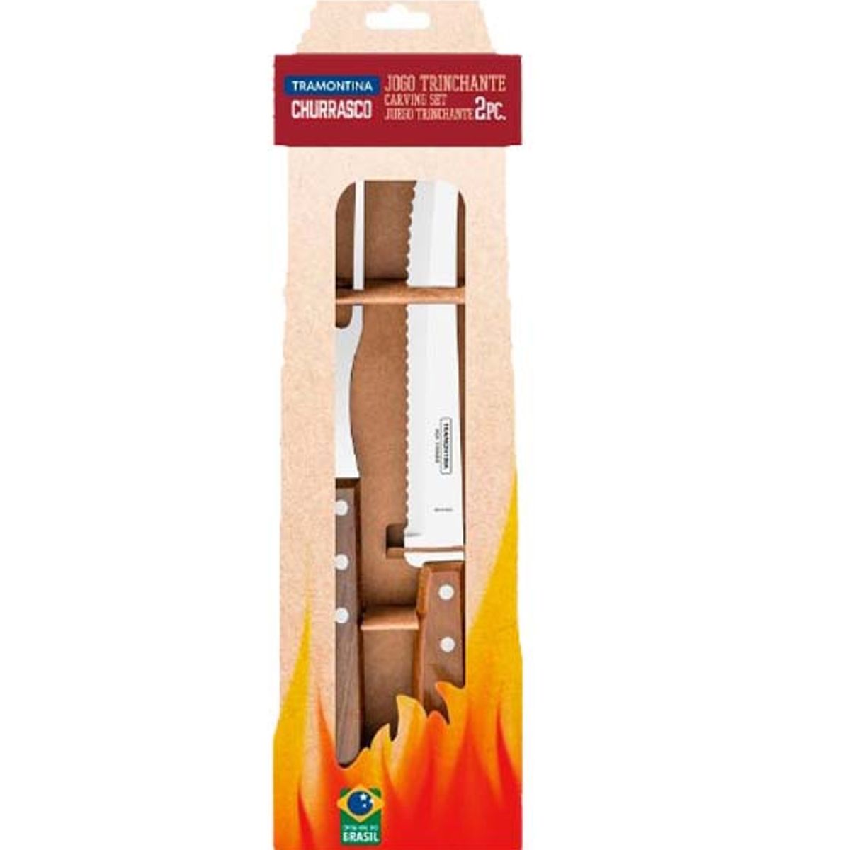 TRAMONTINA - Tramontina Juego de Asado Trinchante 2unds