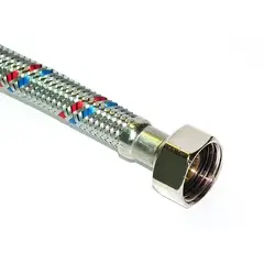GENERICO - Flexible de Acero Inoxidable 1/2 HI - HI 40 cm