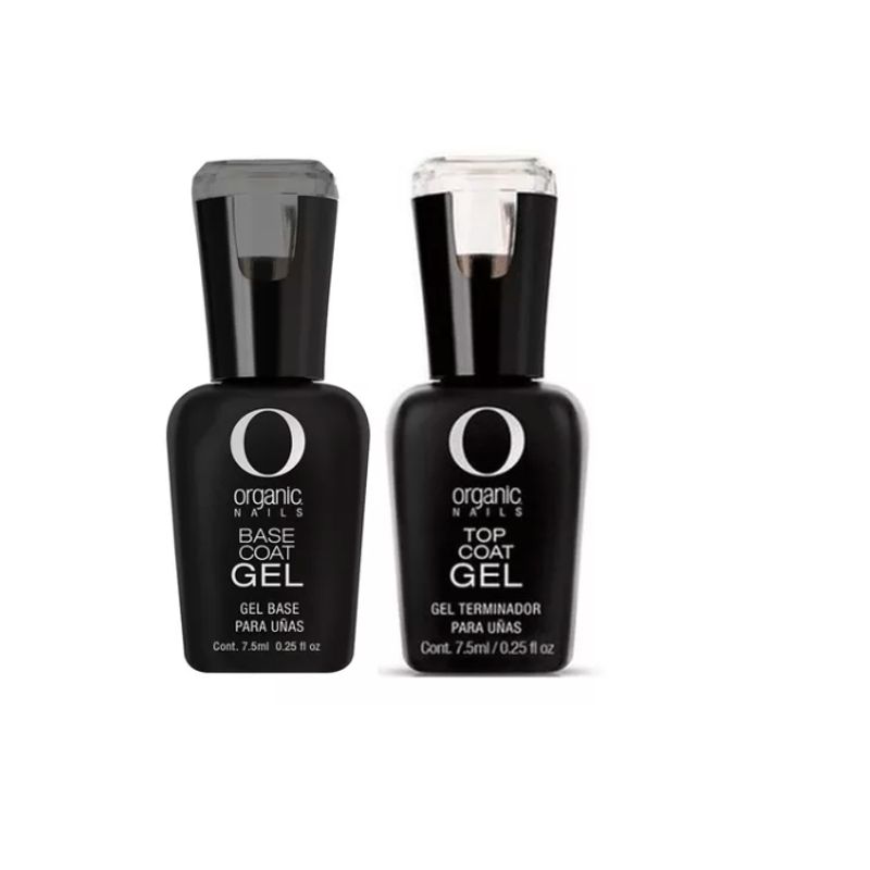 ORGANIC NAILS - BASE 7.5 ML & TOP COAT 7.5 ML DE ORGANIC NAILS