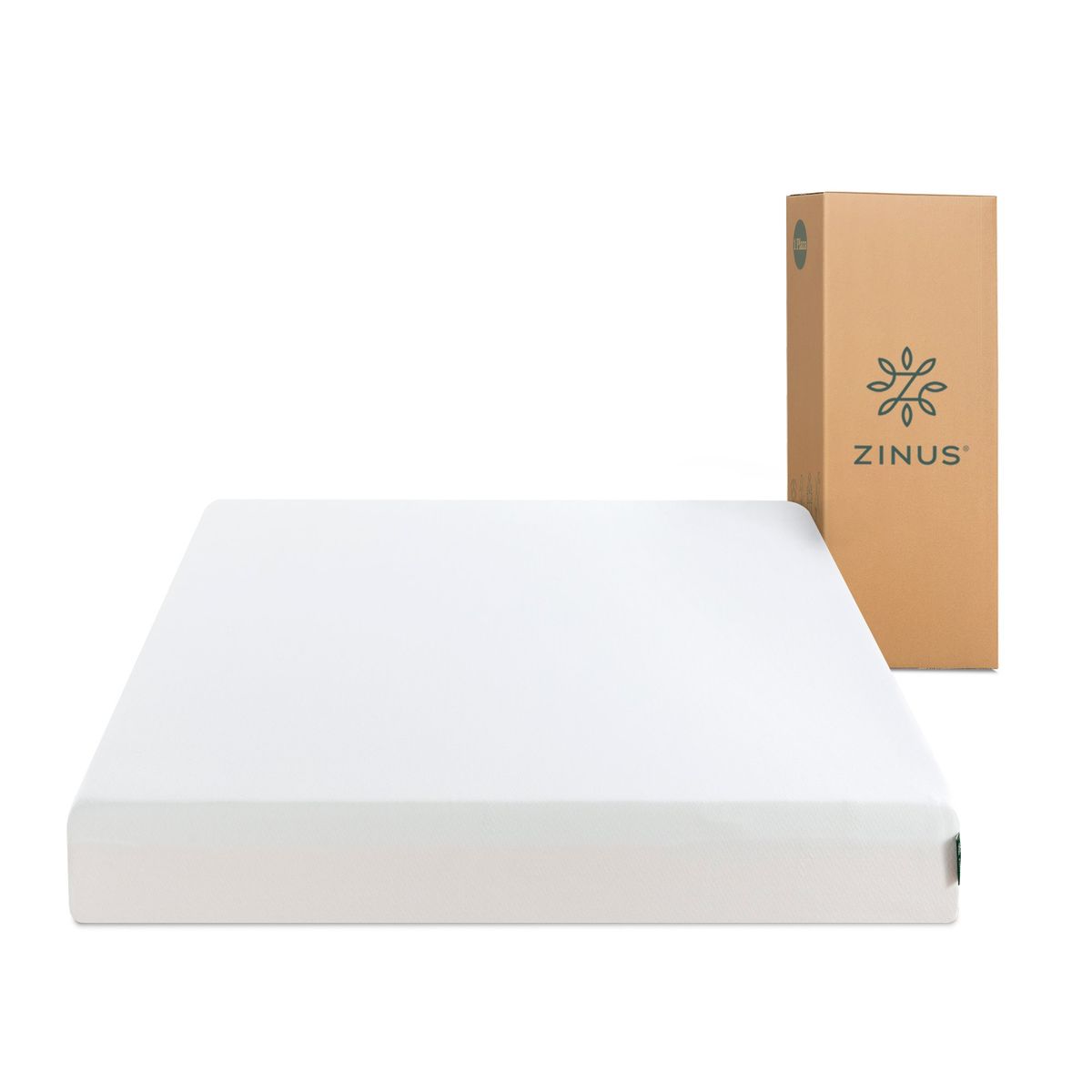 ZINUS - Colchón 1 Plaza Espuma Zinus Compact Memory Foam 90x190x20cm